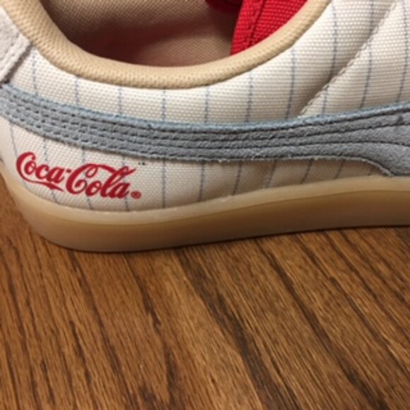 Puma Coca Cola Suede Shoes   Size 10.5   NEW Collectible - Picture 3 of 10